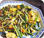 鶏肉と野菜の中華炒め写真