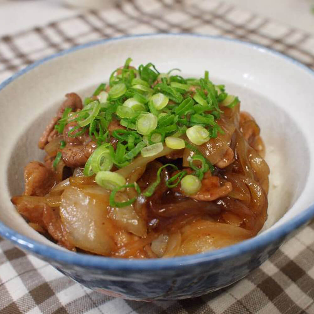 北海道産低農薬米ななつぼしとやまと豚の豚バラ丼